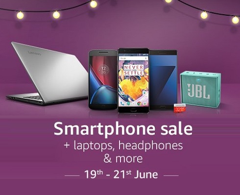 India Desire : Amazon Smartphone Sale : Get Upto Rs 5000 Off On Mobiles, Laptops, TVs & Large Appliances [19th-21st June]